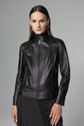 Black Genuine Leather﻿ Jacket